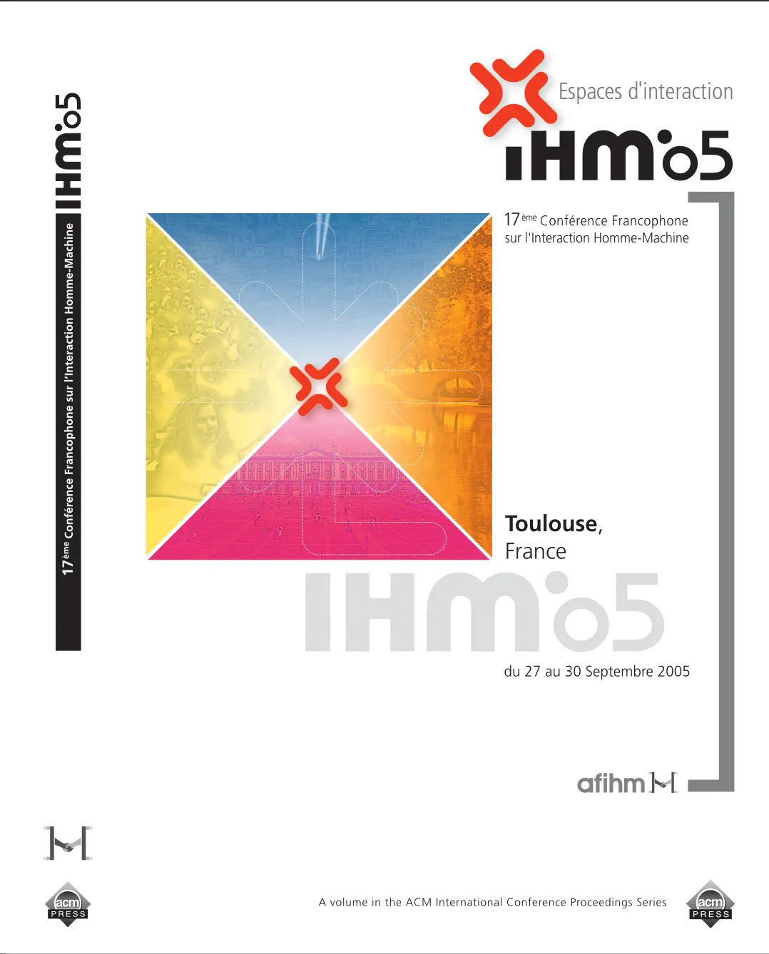 Couverture des actes d’IHM’05, Toulouse