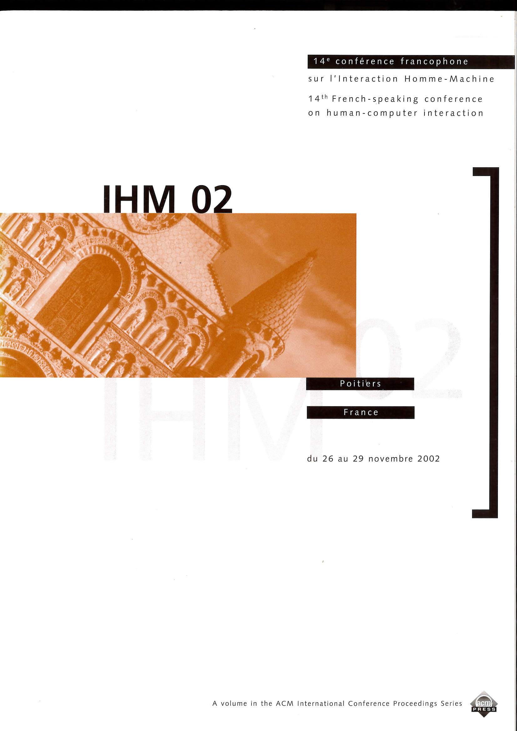 IHM 2002 - Poitiers