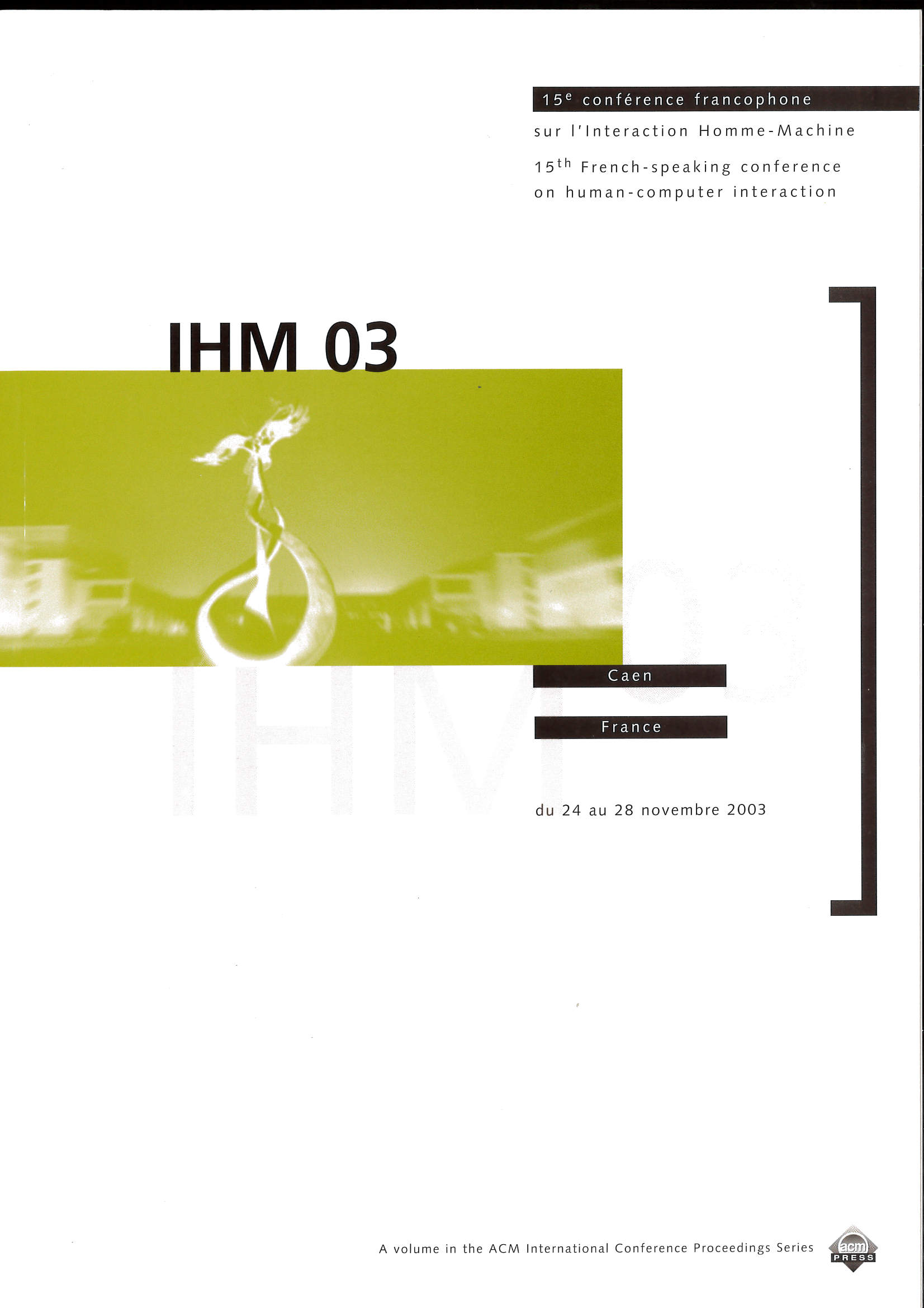 IHM 2003 - Caen
